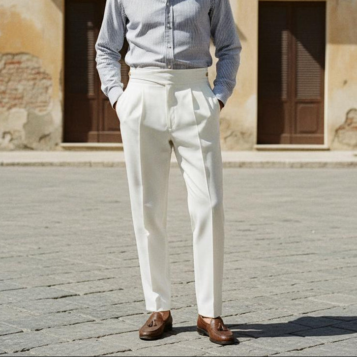 Milian | Zeitlose gerade Stoffhose