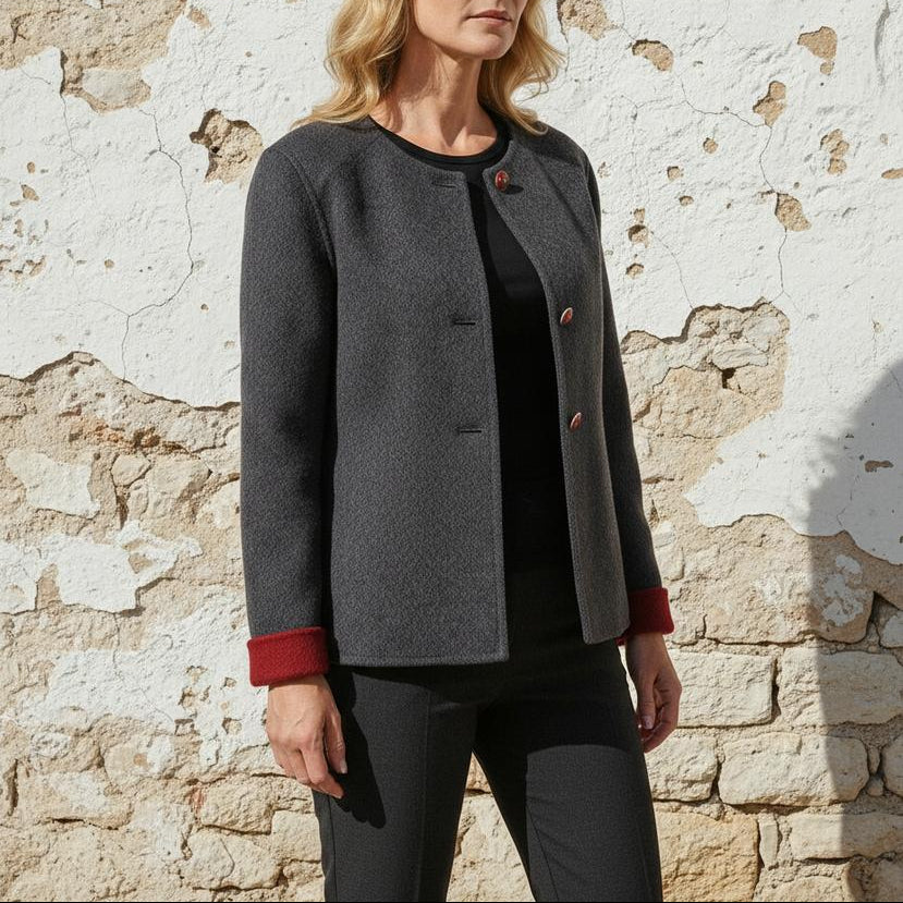 Neko | Komfortable Wollmixjacke