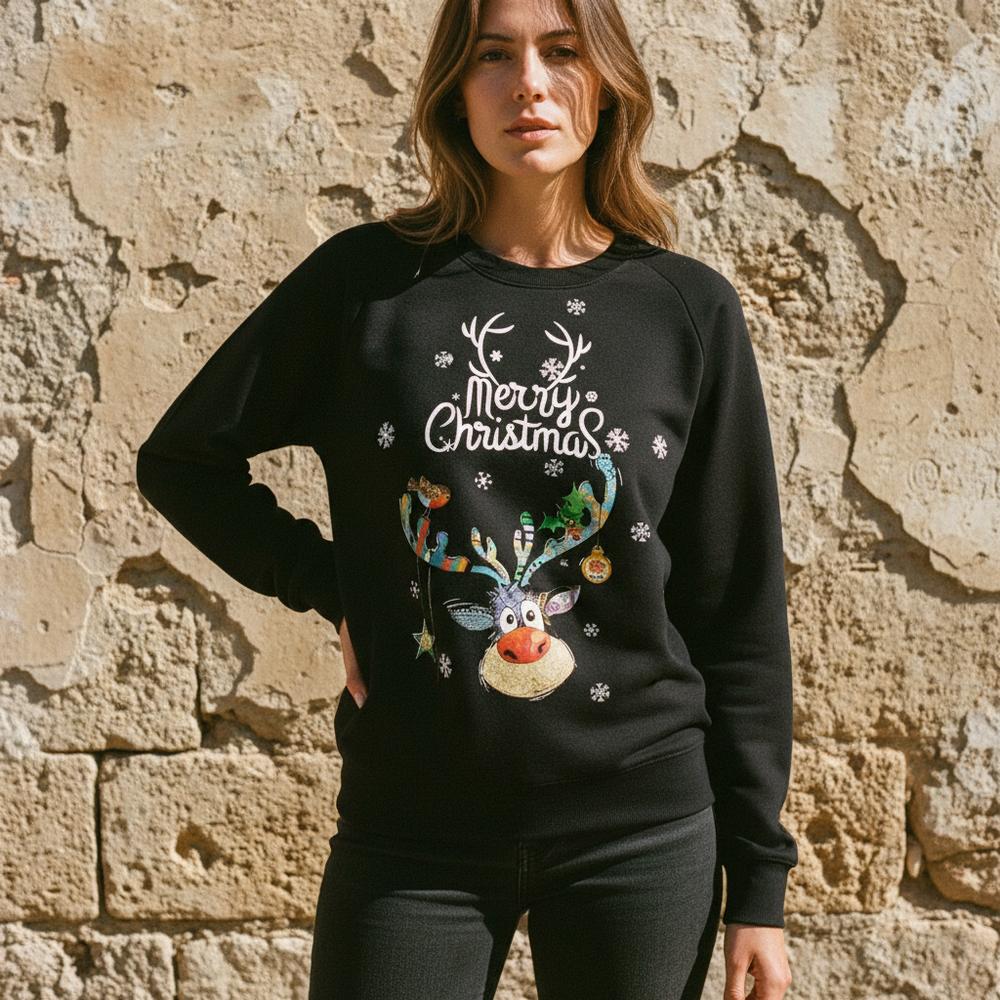 Lotal | Langärmliger Gemusterter Pullover
