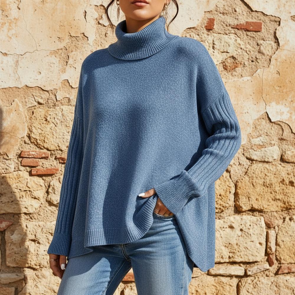 Coven | Gestrickter Weiter Rollkragenpullover