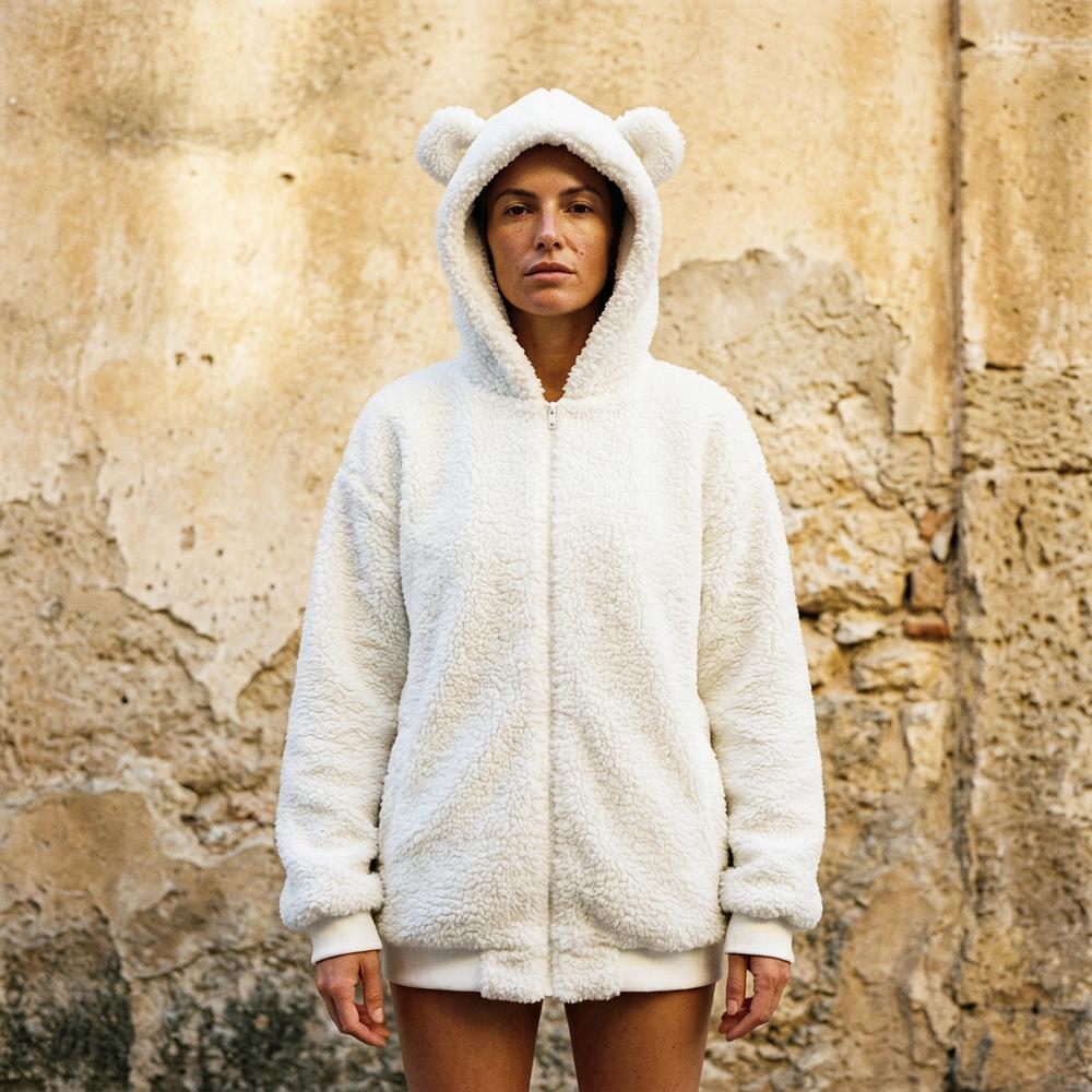 Vavin | Flauschige Langärmelige Jacke