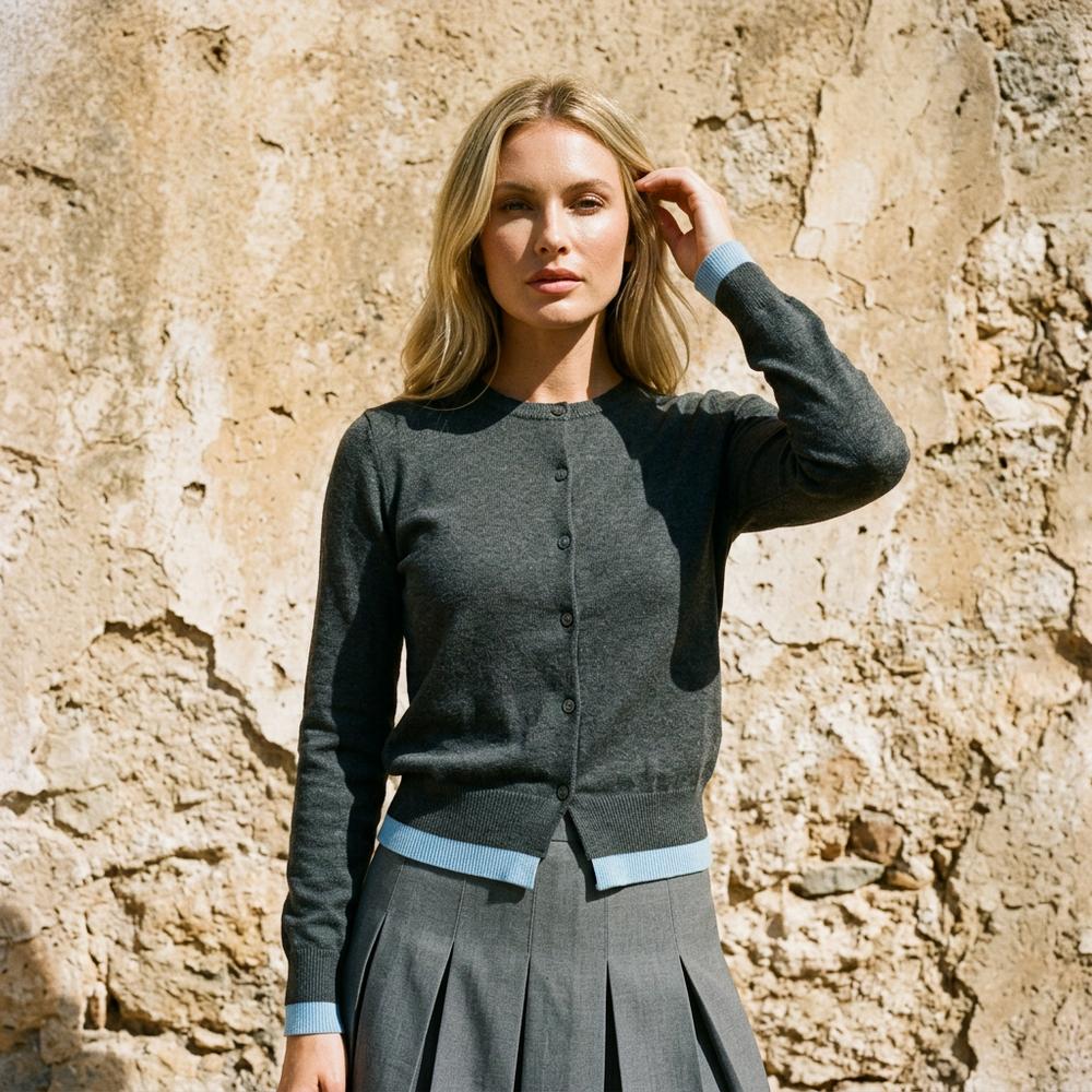 Misil | Geknöpfter Strick Cardigan