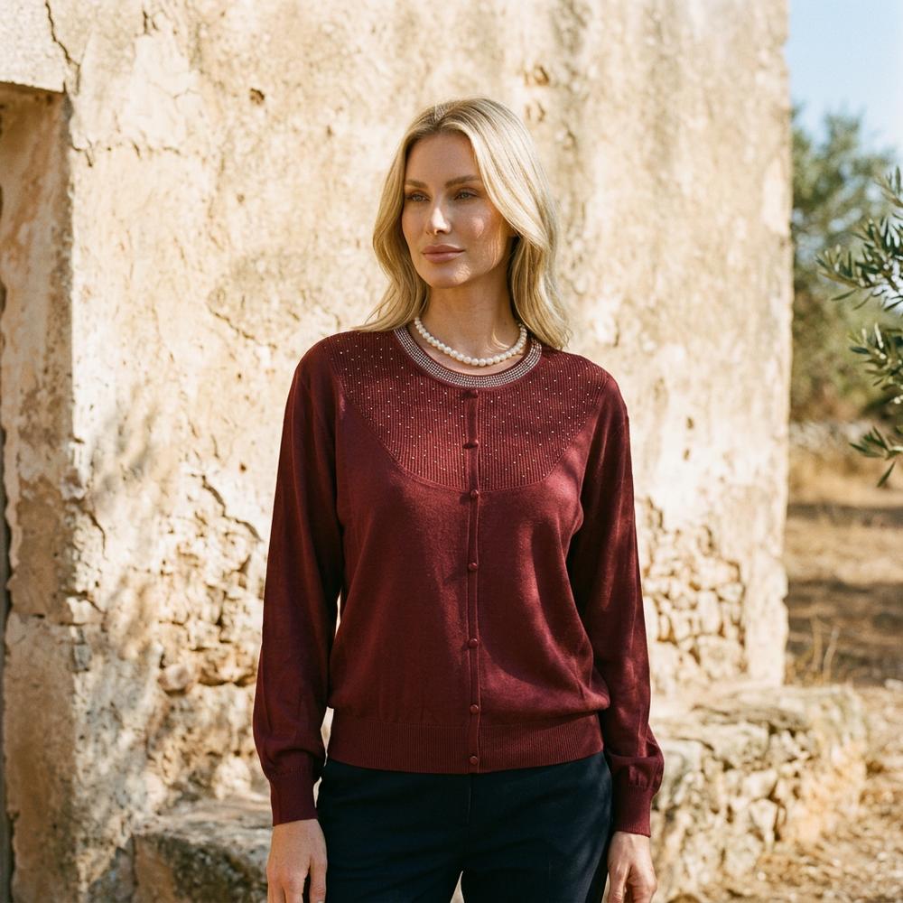 Cosel | Applizierter Geknöpfter Cardigan