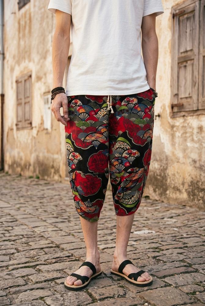 Macys Wear - Zamar | Bedruckte Kordelzug Hose Herren