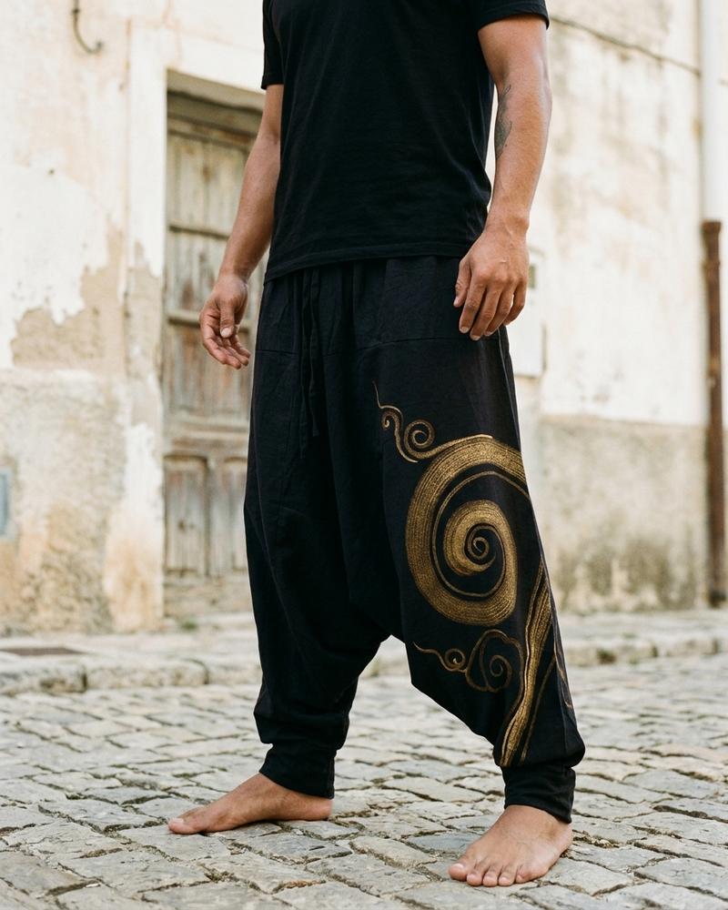 Macys Wear - Rolor | Weit Geschnittene Bedruckte Hose Unisex