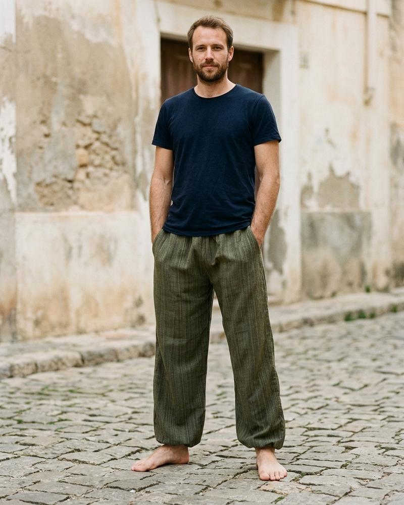 Macys Wear - Dasil | Locker Geschnittene Gestreifte Hose Unisex