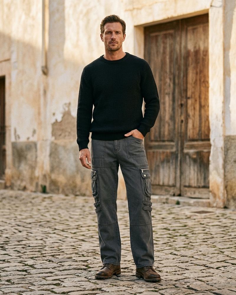 Macys Wear - Nolom | Gerade Geschnittene Baumwoll Hose Unisex