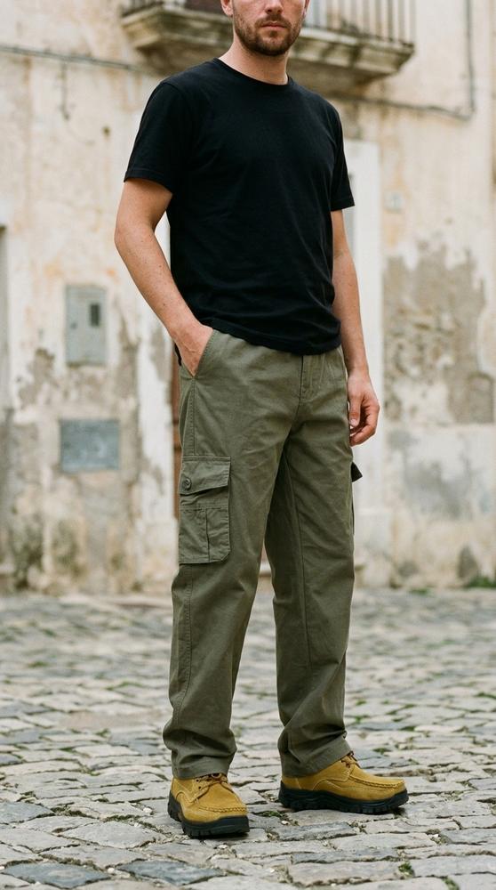 Macys Wear - Karel | Gerade Geschnittene Baumwoll Hose Herren