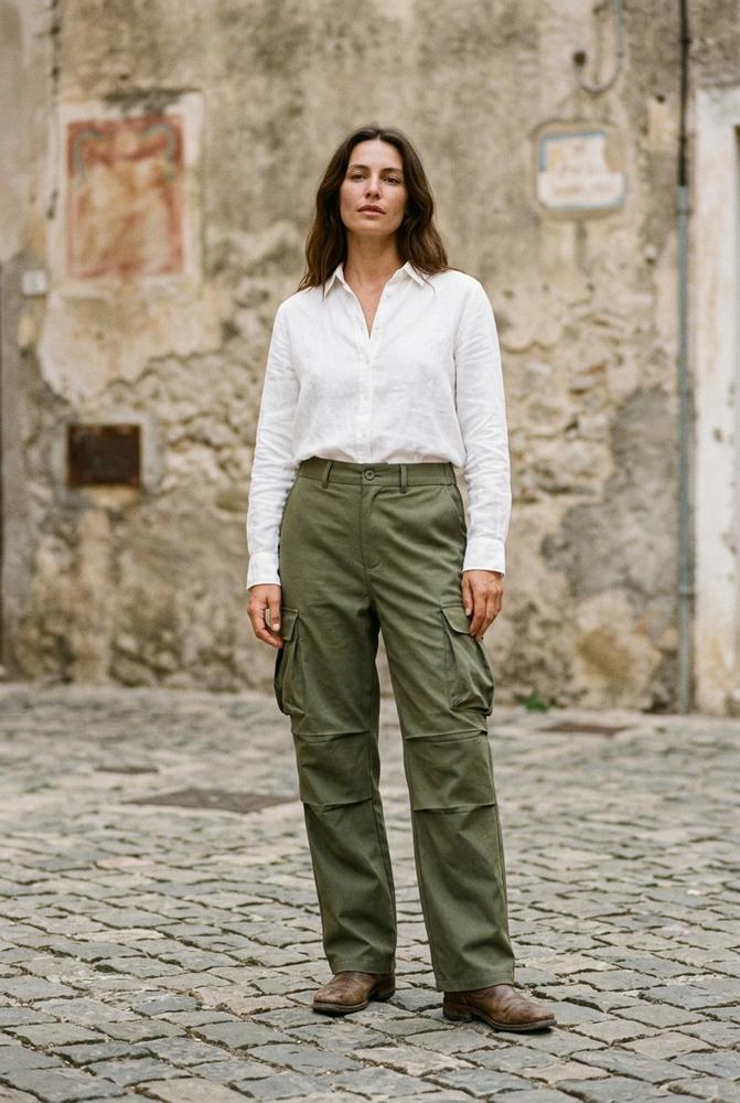Macys Wear - Dazan | Gerade Geschnittene Cargo Hose Unisex