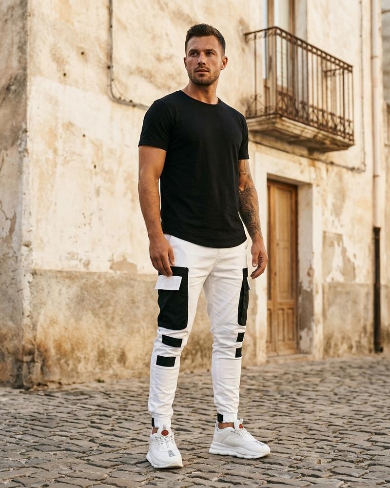 Macys Wear - Alver | Aufgesetzte Schmal Geschnittene Hose Herren