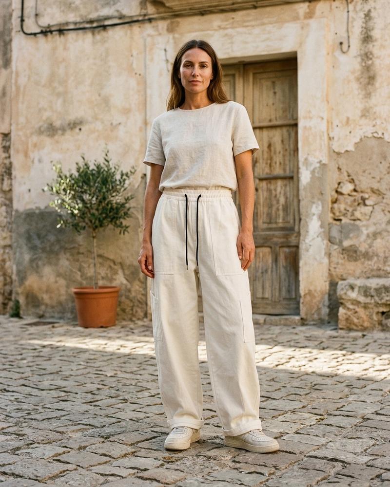 Macys Wear - Dalev | Weit Geschnittene Baumwoll Hose Unisex