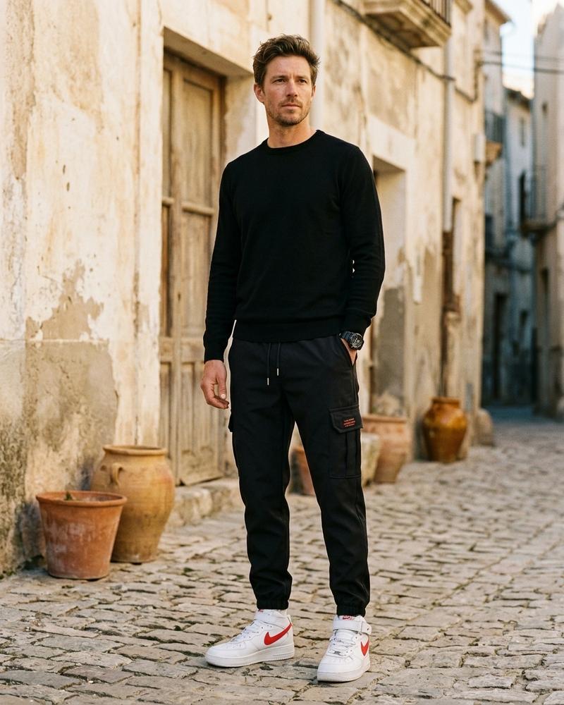 Macys Wear - Kasan | Konische Baumwoll Hose Herren