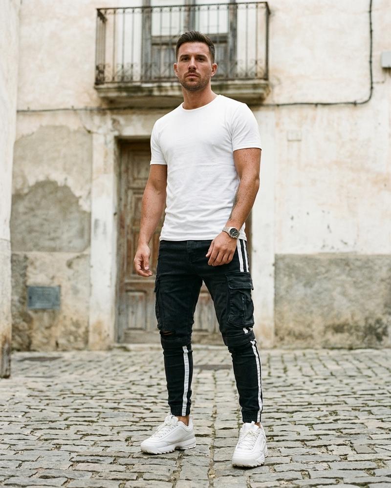 Macys Wear - Lezak | Gestreifte Aufgesetzte Hose Herren