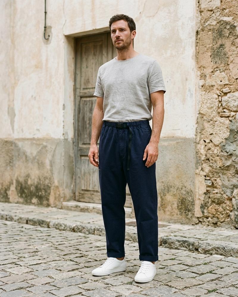 Macys Wear - Lifuk | Weit Geschnittene Gegürtelte Hose Unisex