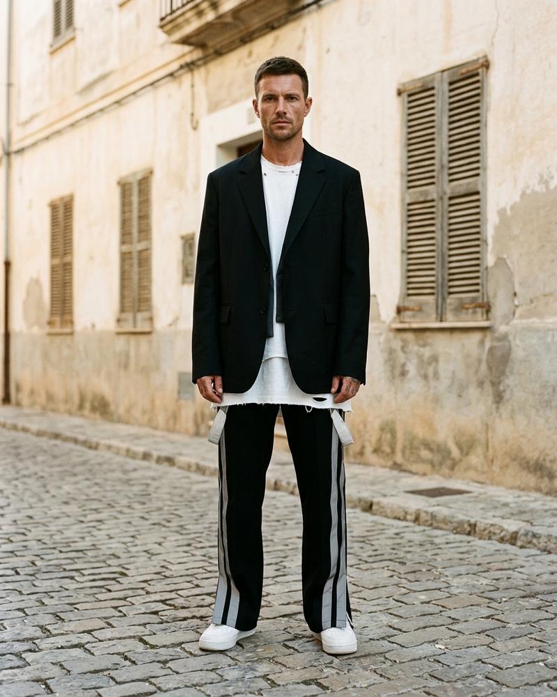 Macys Wear - Duzil | Gerade Geschnittene Gestreifte Hose Unisex