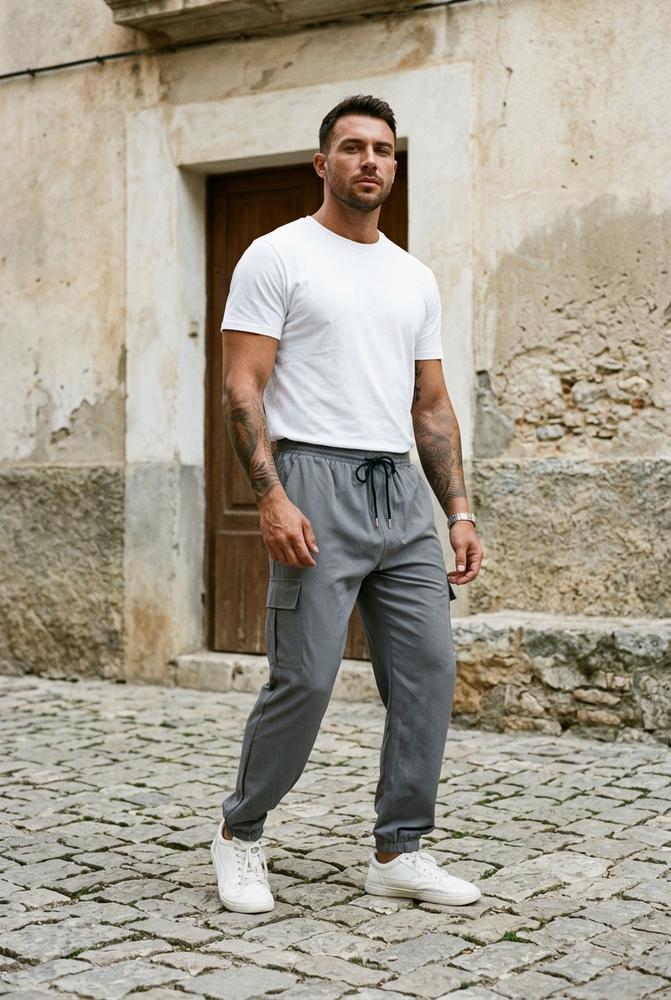 Macys Wear - Liwom | Locker Geschnittene Verstellbare Hose Herren