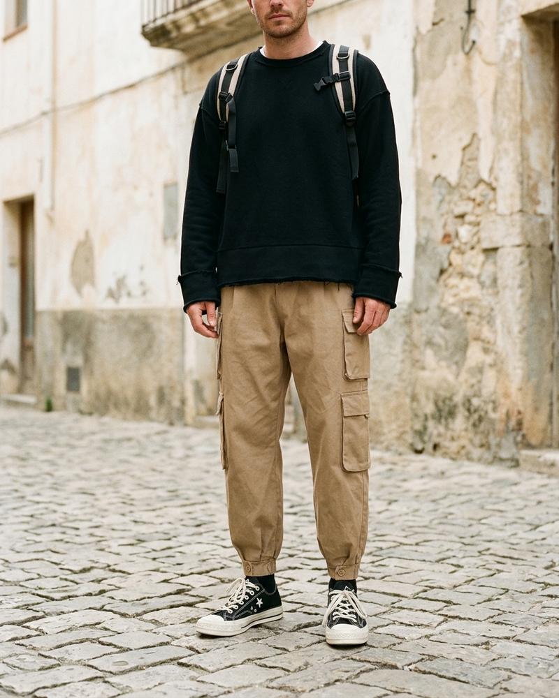 Macys Wear - Tolod | Gecuffte Baumwoll Hose Unisex