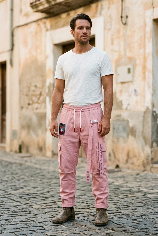 Macys Wear - Munes | Verzierte Elastische Hose Unisex
