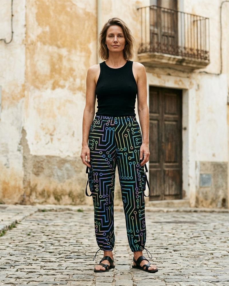 Macys Wear - Vofok | Reflektierende Gemusterte Hose Unisex