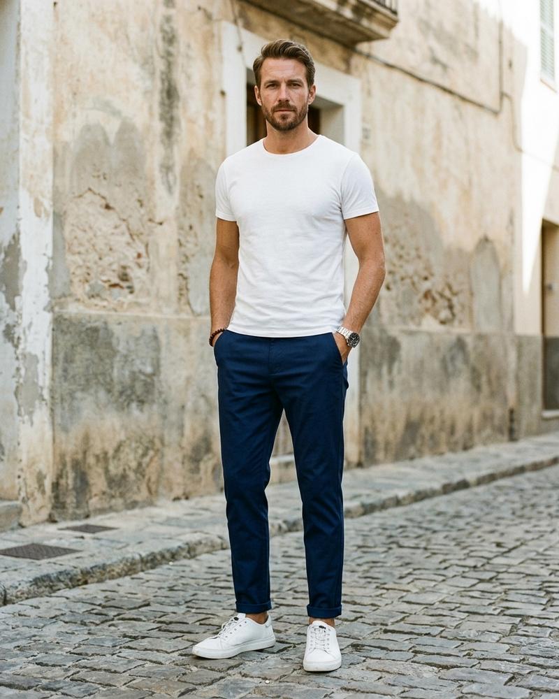 Macys Wear - Domer | Gerade Geschnittene Baumwoll Hose Herren