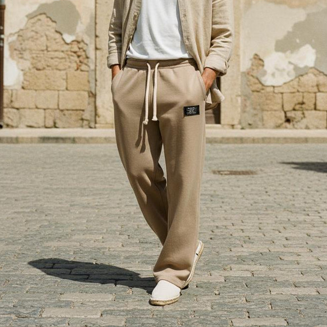 Enzo | Klassische weite Stoffhose