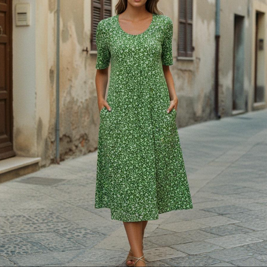 Ayesha | Elegantes Flecken Kleid