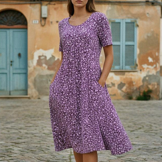Ayesha | Elegantes Flecken Kleid