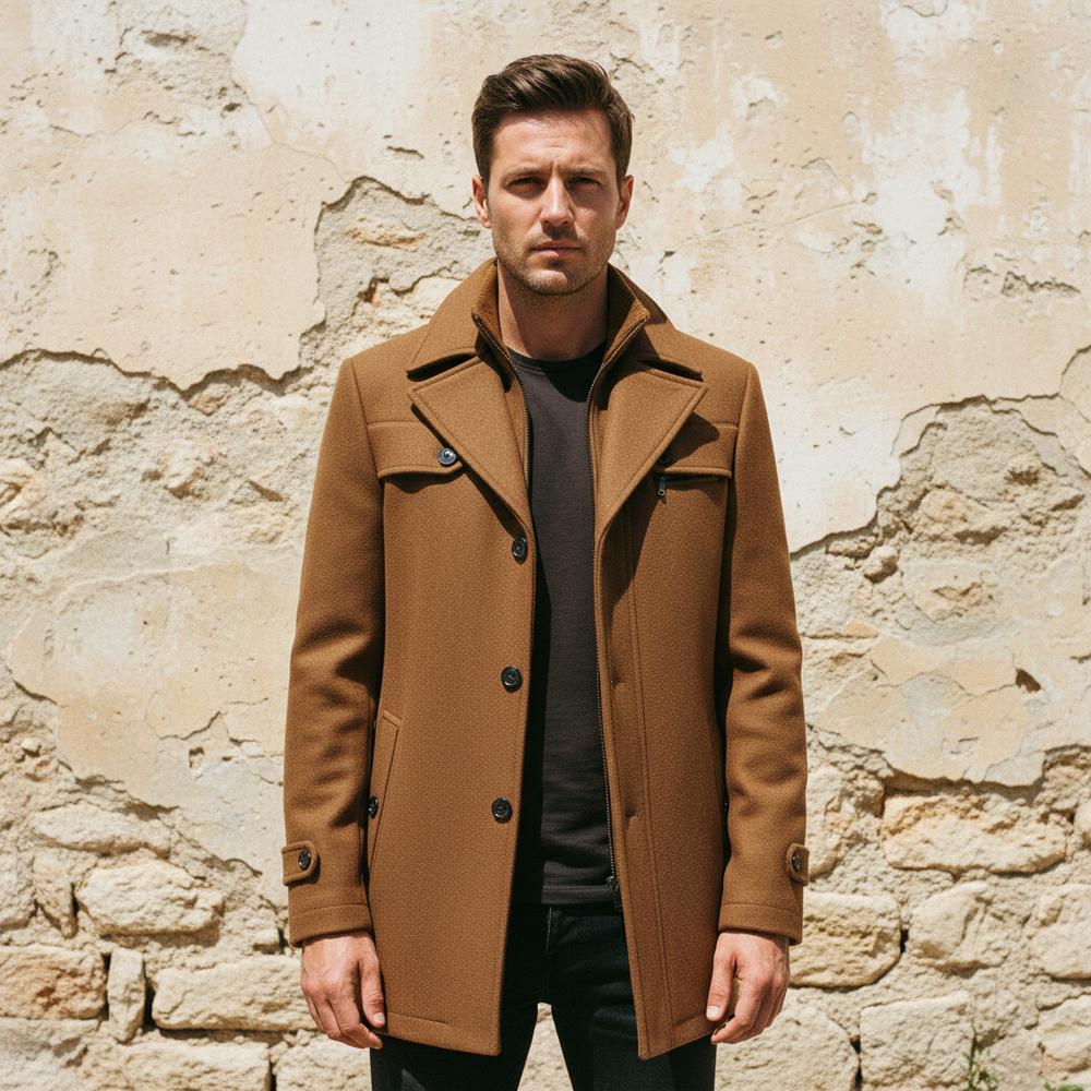 Welma | Klassische warme Stoffjacke