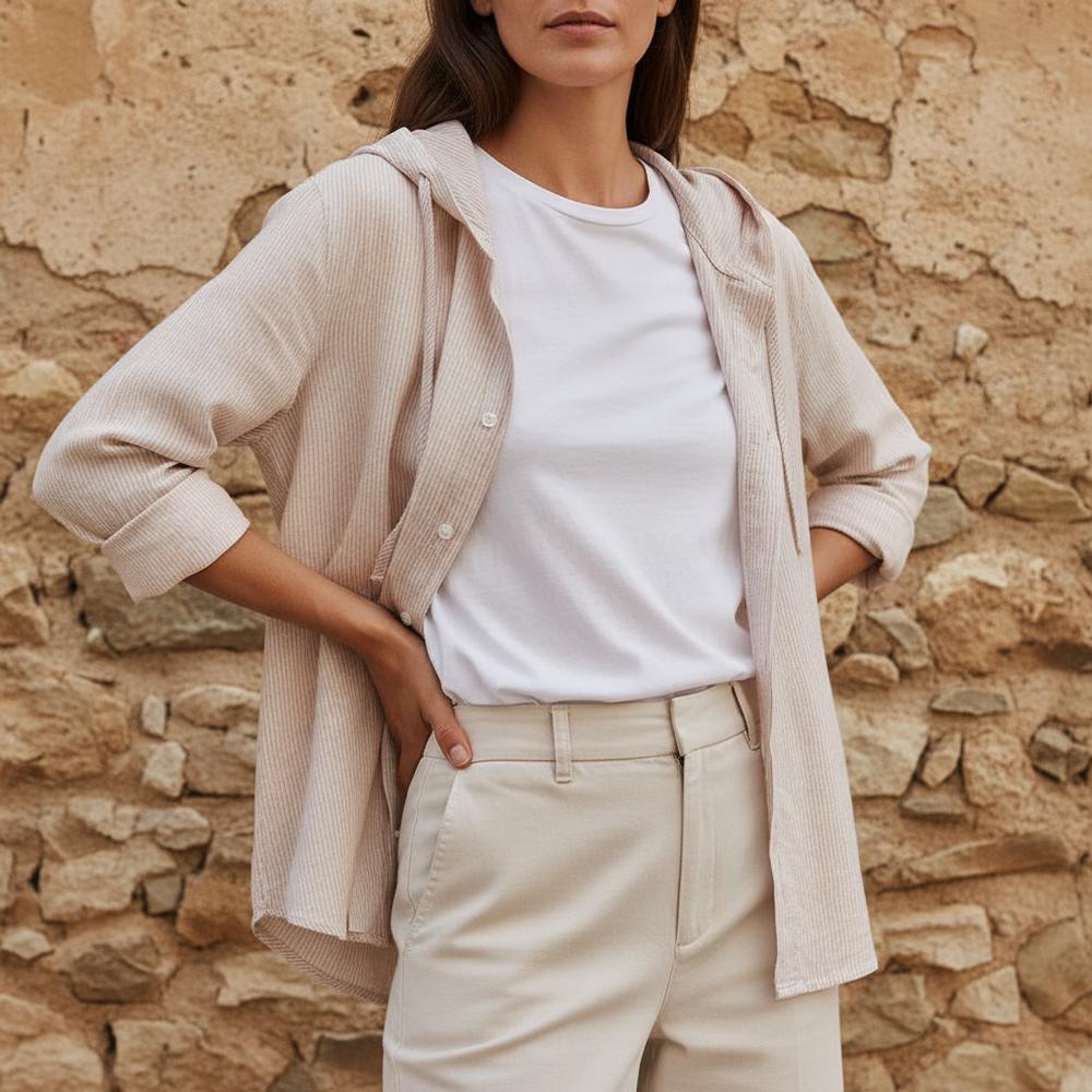 Atares | Leichte und Bequeme Bluse mit Kapuze