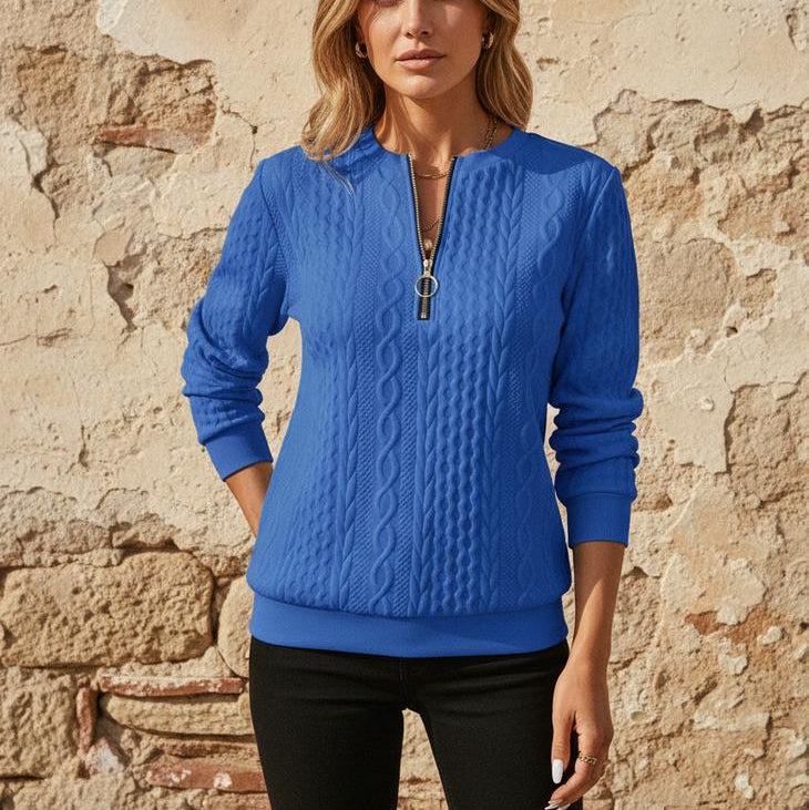 Merry | Stilvoller Viertel-Zip-Sweater