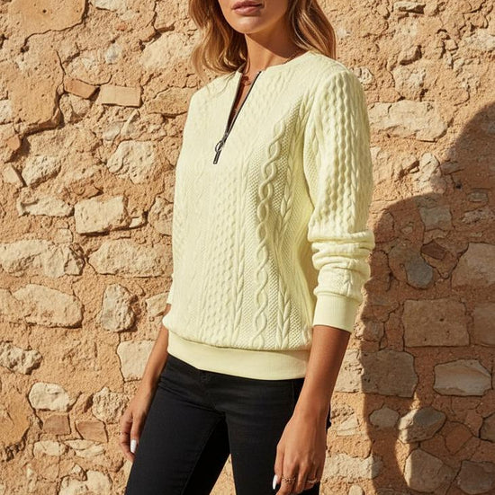 Merry | Stilvoller Viertel-Zip-Sweater