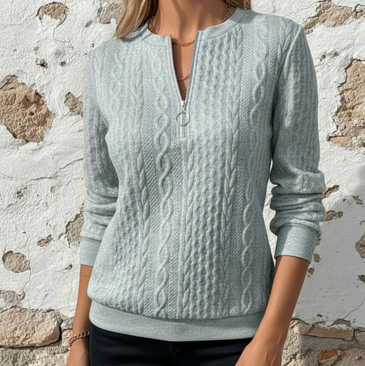 Merry | Stilvoller Viertel-Zip-Sweater