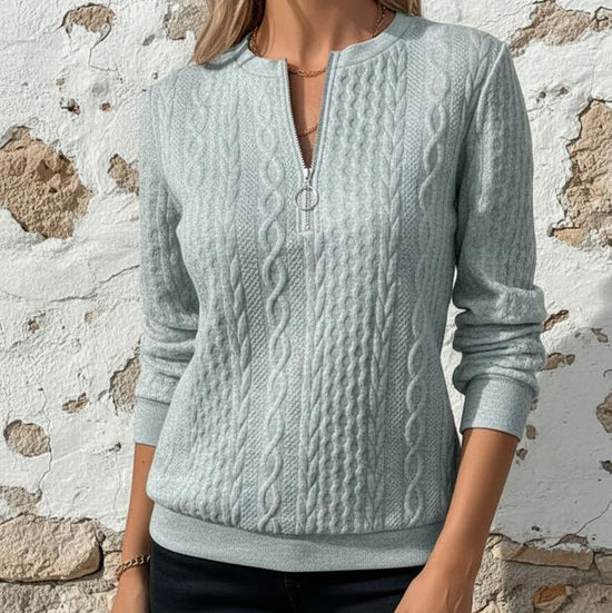 Merry | Stilvoller Viertel-Zip-Sweater