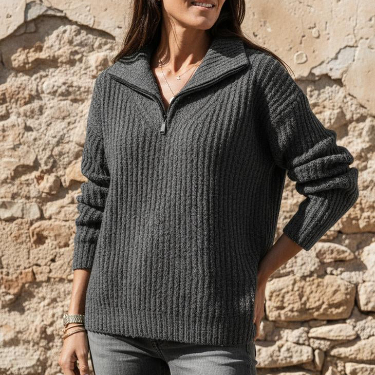 Greta | Eleganter gerader Sweater