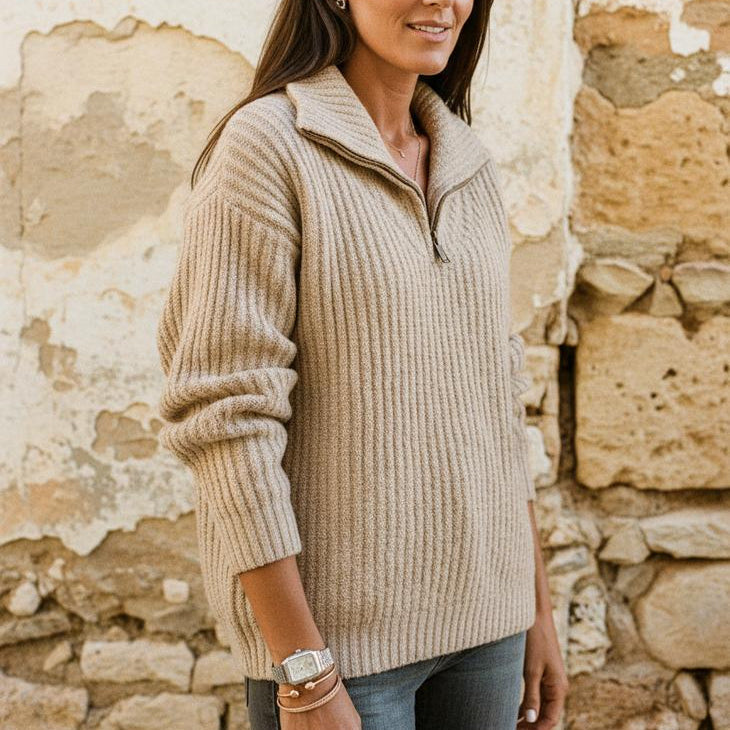 Greta | Eleganter gerader Sweater