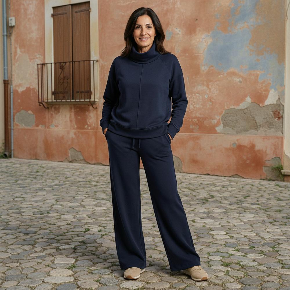 Rumie | Bequemes Set mit Mock-Necklinie