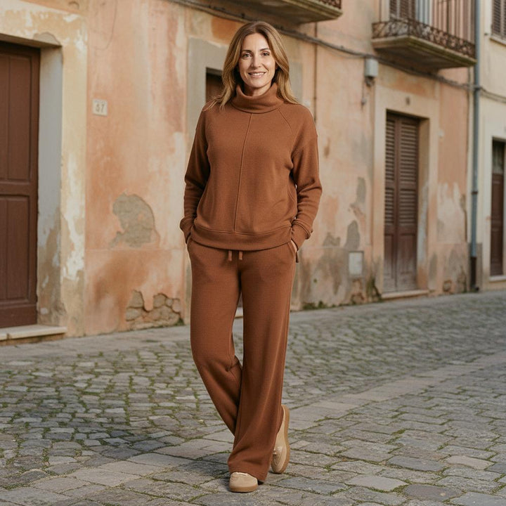 Rumie | Bequemes Set mit Mock-Necklinie