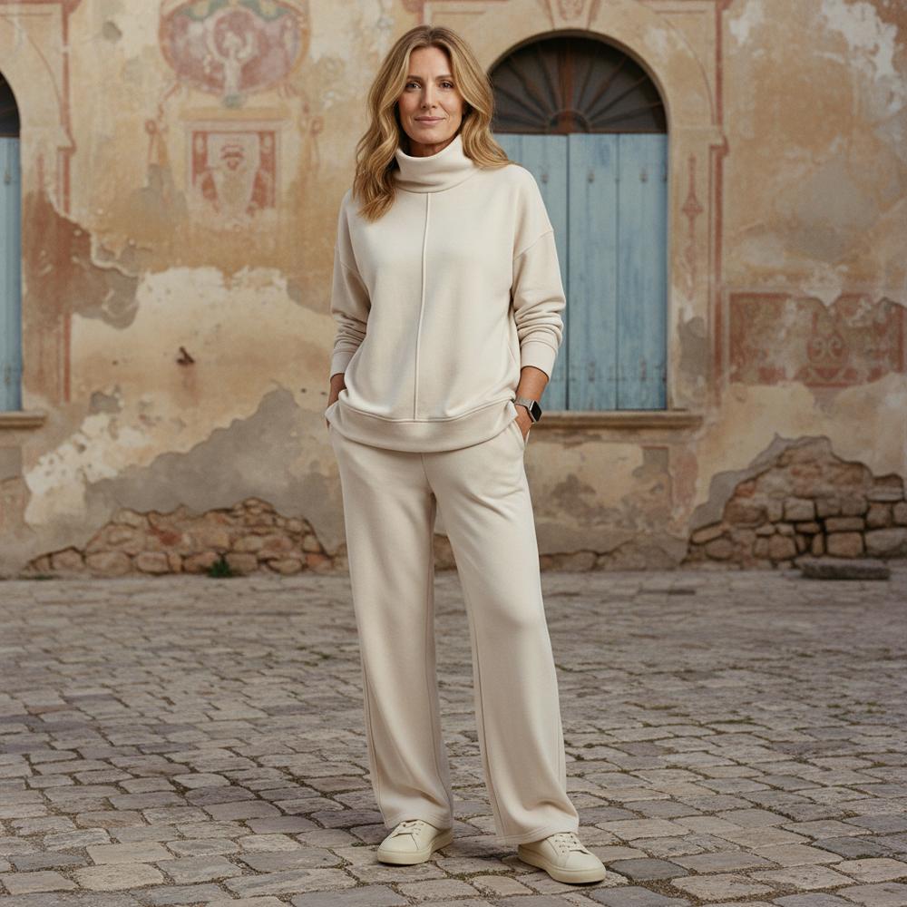 Rumie | Bequemes Set mit Mock-Necklinie