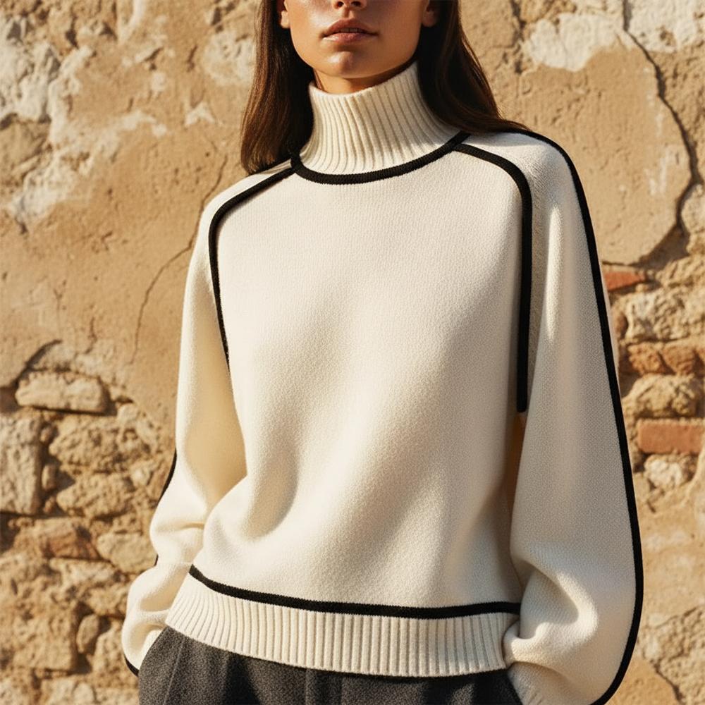Masha | Klassischer hoher Sweater