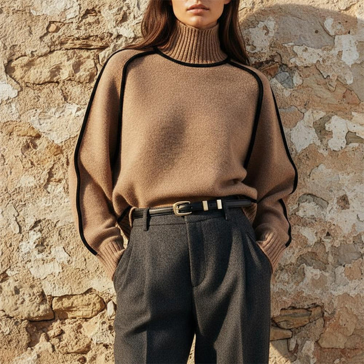 Masha | Klassischer hoher Sweater