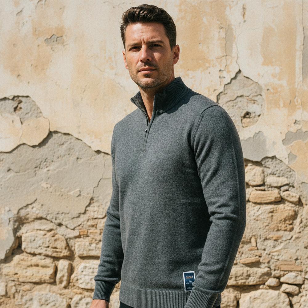 Keifer | Stilvoller Viertel-Zip Pullover