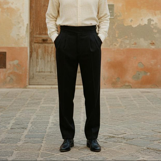 Milian | Zeitlose gerade Stoffhose