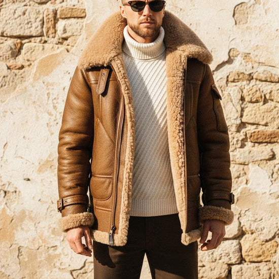 Molani | Stilvolle Fliegende Lederjacke