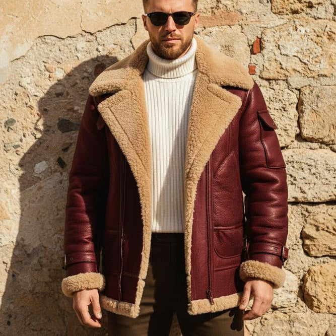 Molani | Stilvolle Fliegende Lederjacke