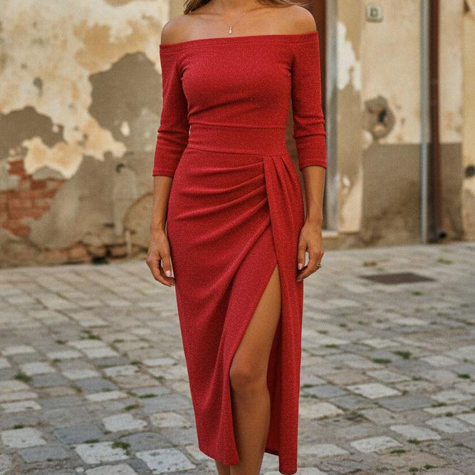 Eramo | Abendkleid mit Beinauschnitt