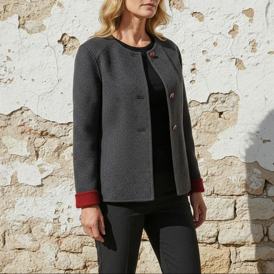 Neko | Komfortable Wollmixjacke