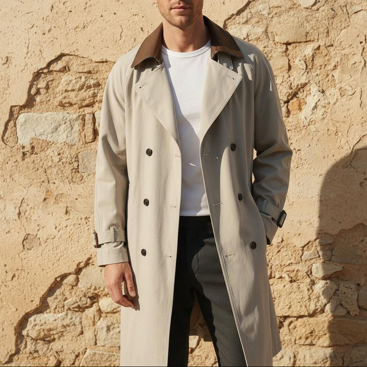 Geraldi | Klassischer doppelreihiger Trenchcoat