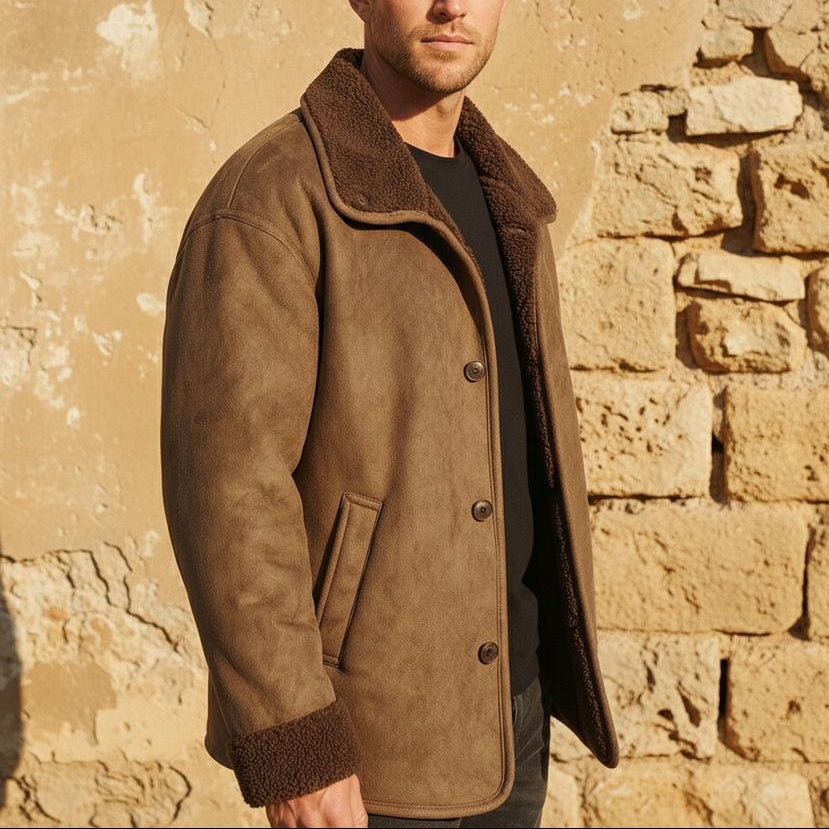 Deik | Extraweite Fliegerjacke mit Innenfutter