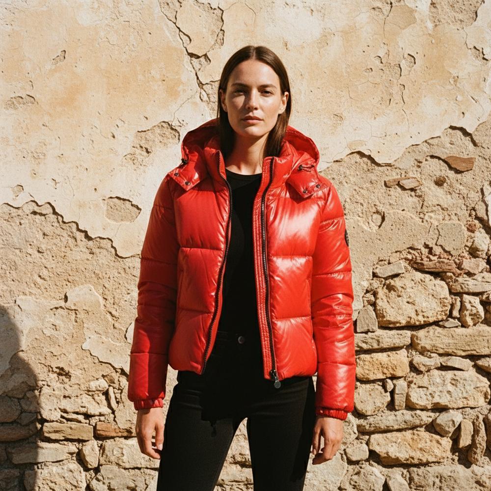 Raram | Glänzend Gesteppte Jacke