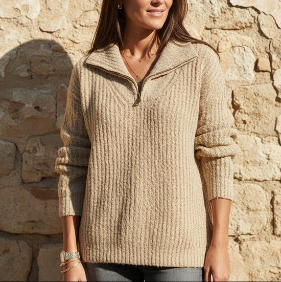 Tilan | Gerippter Strick Pullover